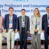Participantes do painel painel “Produtores e consumidores de energia: gerenciando transições no Brics Expandido”: Biocombustíveis e energia renovável são vantagem para países do Brics. Evento "Construindo Coalizões para a Ação Climática no Brics Expandido", organizado pelo Cebri, teve patrocínio da Siemens Energy. 