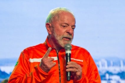 Presidente Lula em cerimônia de anúncio de investimentos em refino e petroquimica, na Reduc | Foto: Petrobras