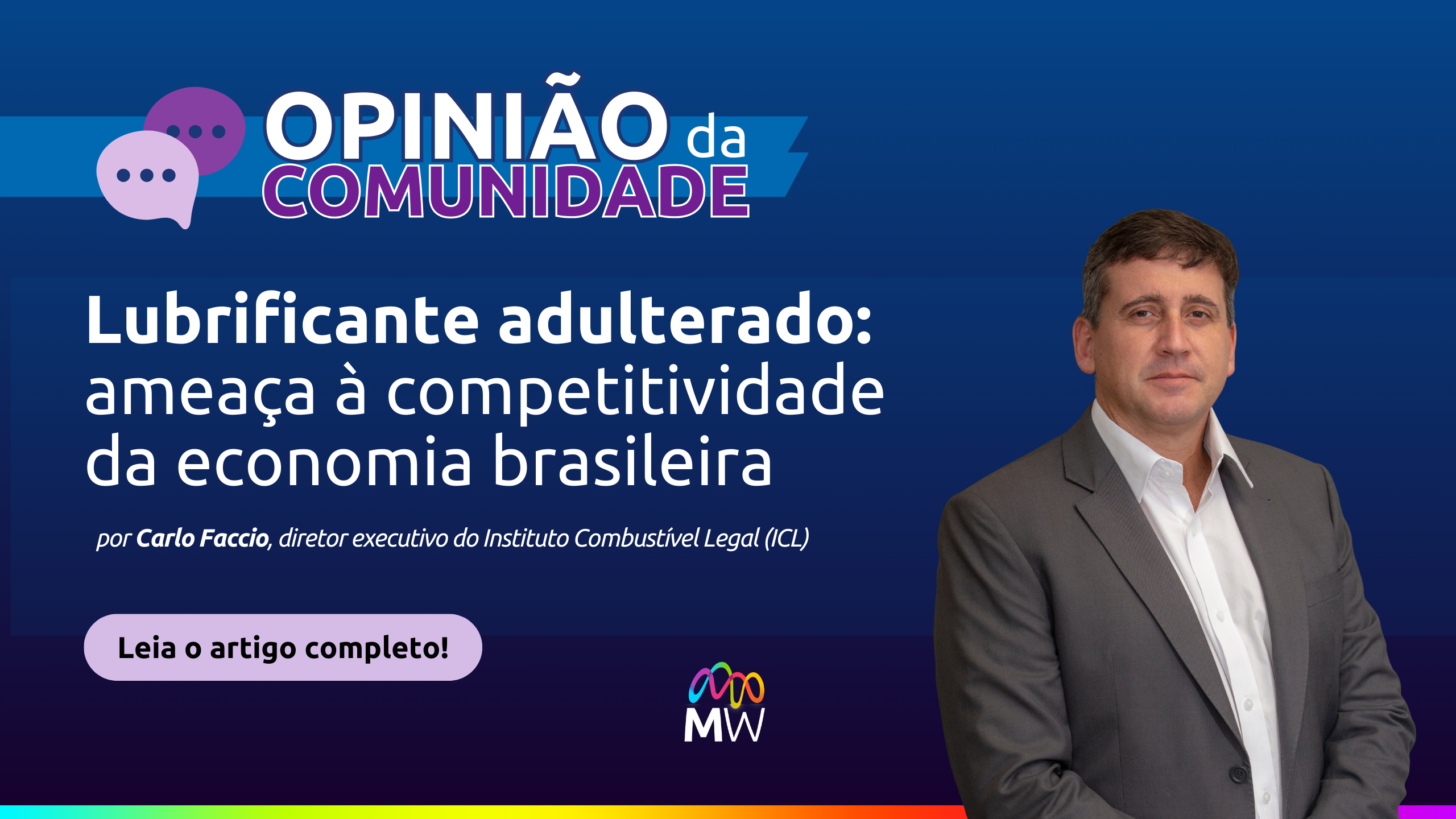 Carlo Faccio fala sobre lubrificantes adulterados