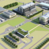 Esboço da usina nuclear Hermes 2 . Crédito Kairos Power (Divulgação)