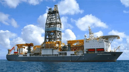 Navio-sonda Valaris Renaissance, urilizado pela BP no bloco Bumerangue